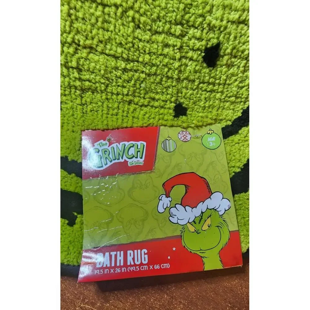 The Grinch Bath Rug 19.5 x 26 inches
